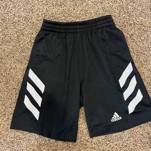 Boys Black Adidas Shorts